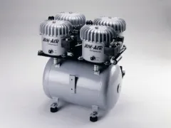 Jun-Air oljesmurte kompressorer montert på tank, bilde 6 av 7