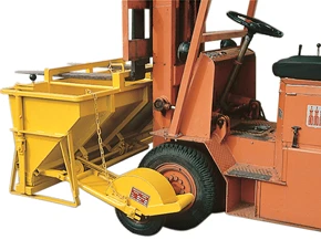 Falköping H-5 og H-7 Drop-spredere tilpasset gaffeltruck